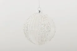 Boules De Noël|Boules De Noël<Flamant FERON, boule de Noël, L, argent Transparent