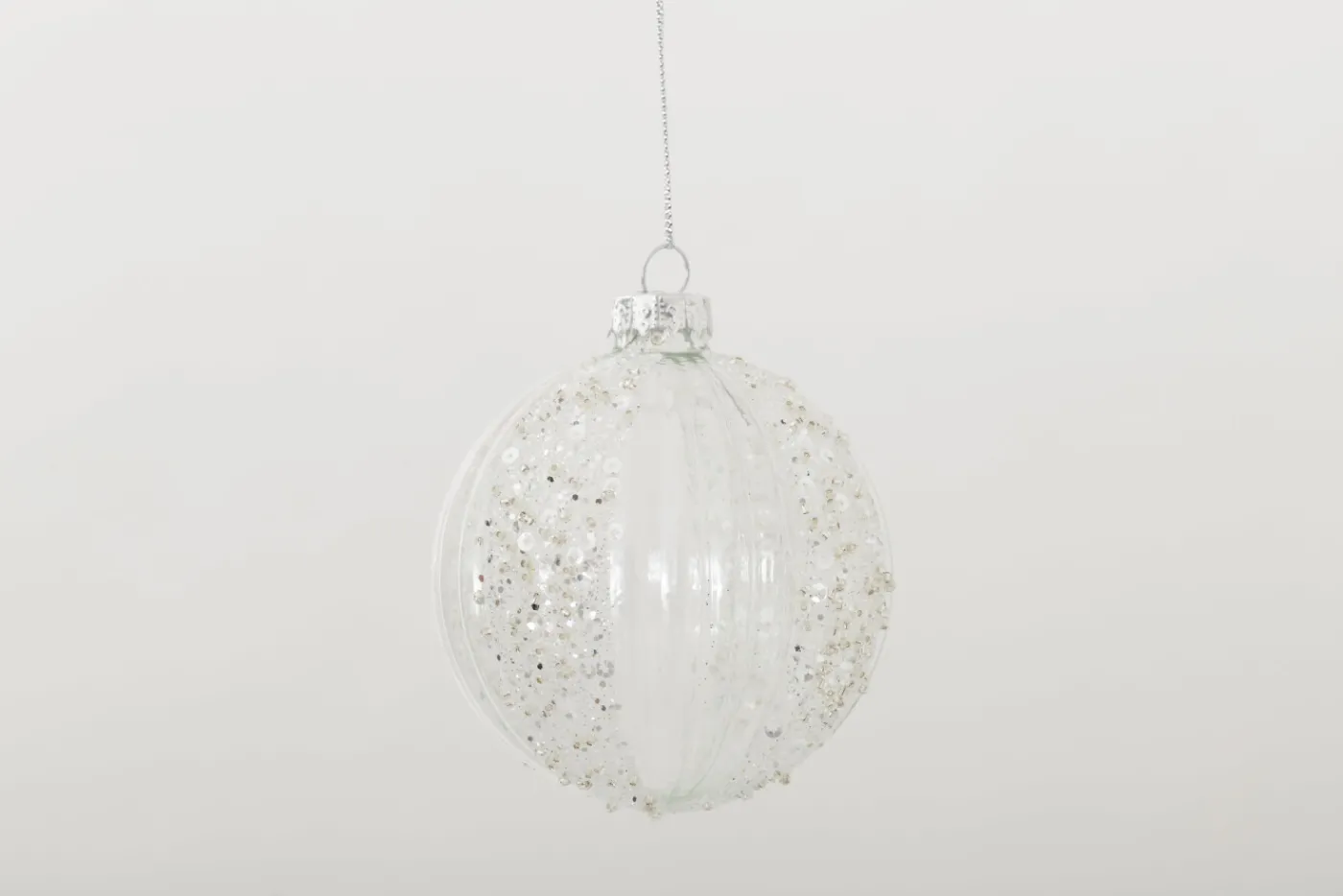 Boules De Noël|Boules De Noël<Flamant FERON, boule de Noël, S, argent Transparent