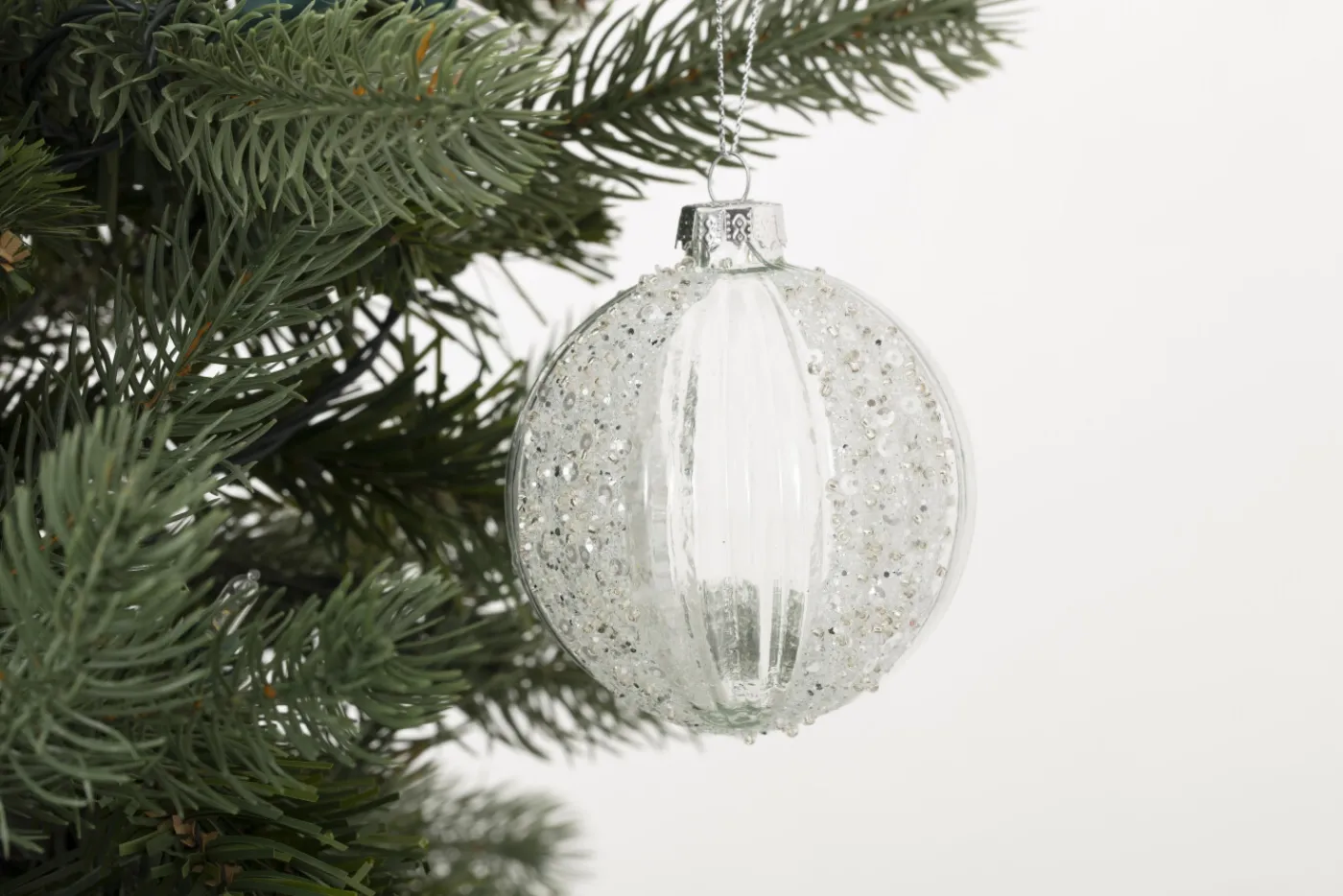 Boules De Noël|Boules De Noël<Flamant FERON, boule de Noël, S, argent Transparent