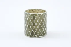 Porte Bougie, Chauffe-Plats Et Photophores|Porte Bougie, Chauffe-Plats Et Photophores<Flamant FILIGRAN, photophore, verre, S Vert