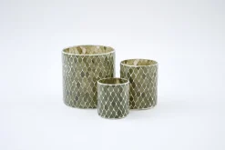 Porte Bougie, Chauffe-Plats Et Photophores|Porte Bougie, Chauffe-Plats Et Photophores<Flamant FILIGRAN, photophore, verre, S Vert