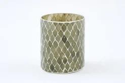 Porte Bougie, Chauffe-Plats Et Photophores|Porte Bougie, Chauffe-Plats Et Photophores<Flamant FILIGRAN, photophore, verre, M Vert