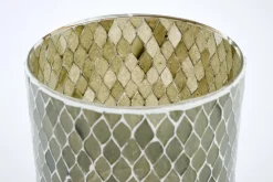 Porte Bougie, Chauffe-Plats Et Photophores|Porte Bougie, Chauffe-Plats Et Photophores<Flamant FILIGRAN, photophore, verre, L Vert