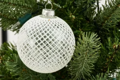 Boules De Noël|Boules De Noël<Flamant FOZZ, boule de Noël Blanc