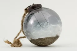 Boules De Noël|Boules De Noël<Flamant FOZZY, boule de Noël, S Gris