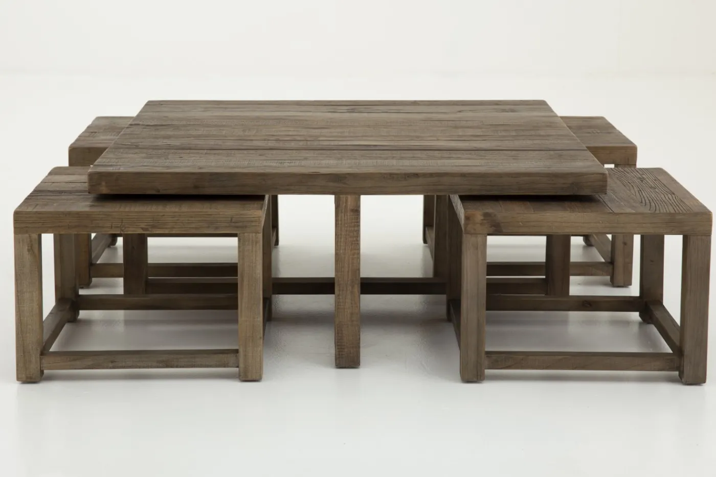 Tables De Salon|Tables De Salon<Flamant GASTON, table basse, avec 4 tabourets, orme