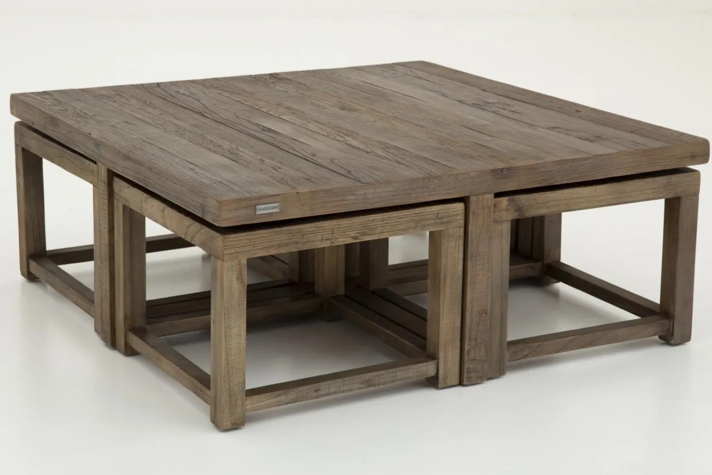 Tables De Salon|Tables De Salon<Flamant GASTON, table basse, avec 4 tabourets, orme