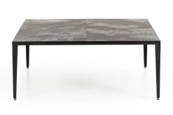 Tables De Salon|Tables De Salon<Flamant GEORGION, table basse, carrée, fer et porcelaine Mixte