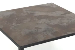 Tables De Salon|Tables De Salon<Flamant GEORGION, table basse, carrée, fer et porcelaine Mixte