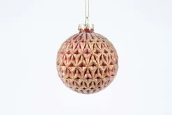 Boules De Noël|Boules De Noël<Flamant GIBRALTAR, boule de Noël Rouge