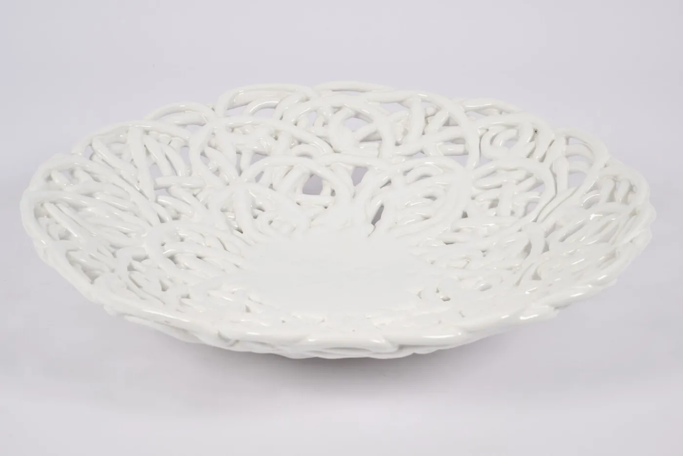 Plats|Plats<Flamant GRACE, coupe, céramique, Blanc