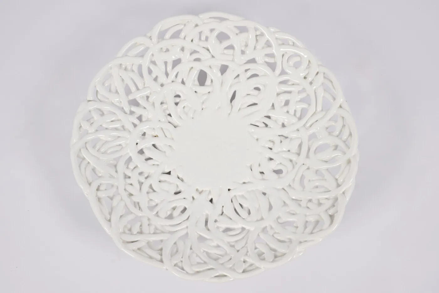 Plats|Plats<Flamant GRACE, coupe, céramique, Blanc