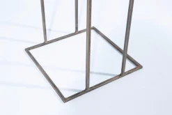 Tables D’Appoint & Consoles|Tables D’Appoint & Consoles<Flamant GUBBIO, bout de canapé, métal Brun
