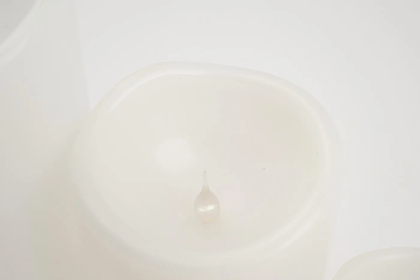 Bougies|Décoration<Flamant GWEN, bougie leds, 7,5x12,5cm Blanc