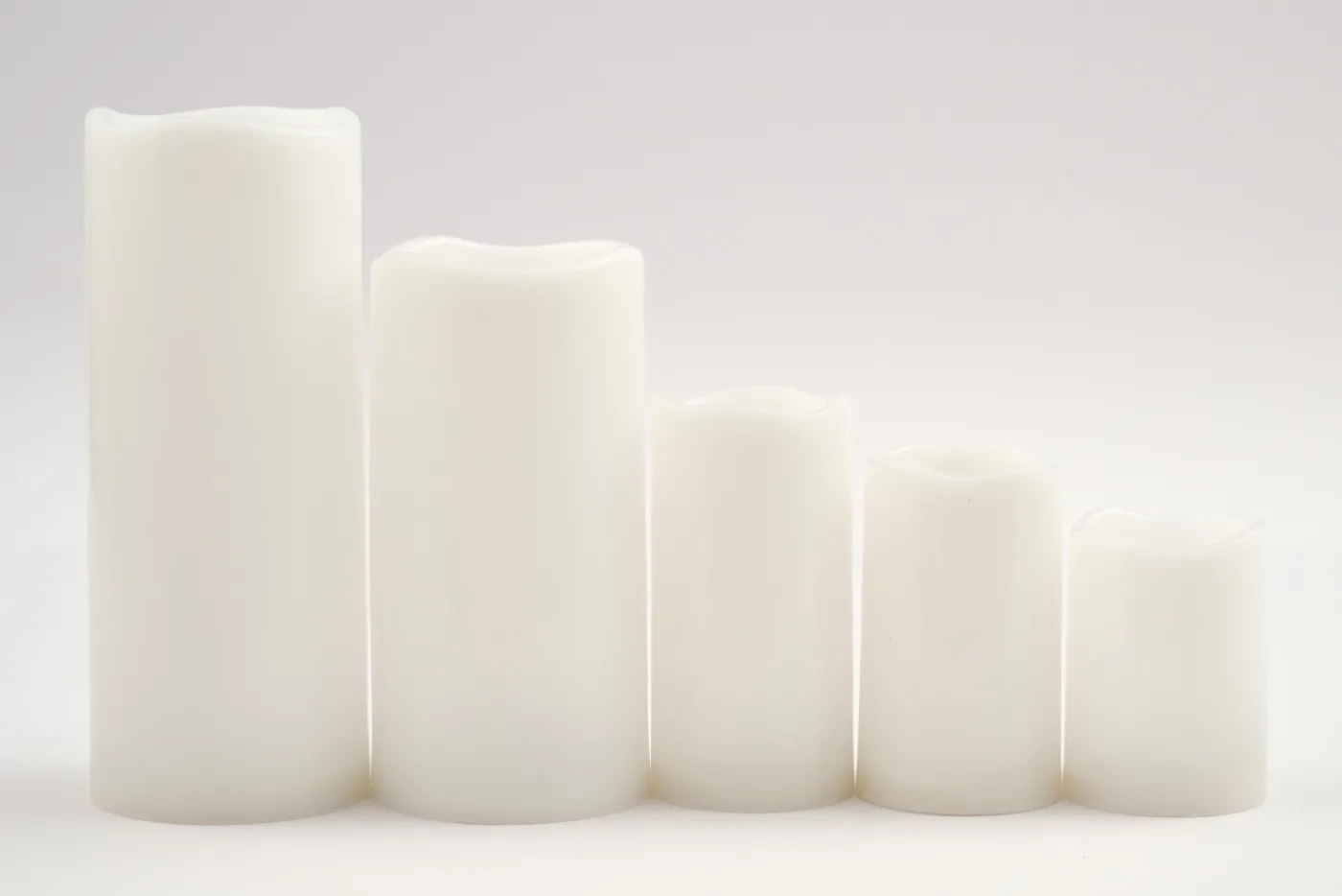 Bougies|Décoration<Flamant GWEN, bougie leds, 7,5x12,5cm Blanc