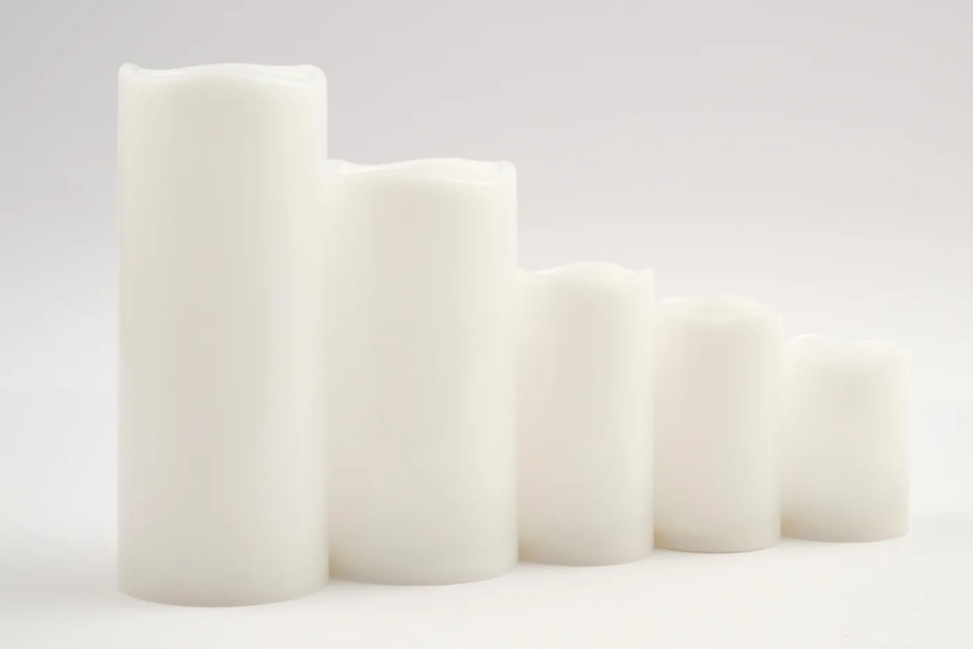 Bougies|Décoration<Flamant GWEN, bougie leds, 7,5x12,5cm Blanc
