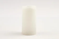 Bougies|Décoration<Flamant GWEN, bougie leds, 7,5x15cm Blanc