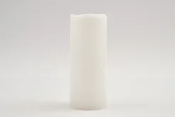 Bougies|Décoration<Flamant GWEN, bougie leds, 10x25cm Blanc