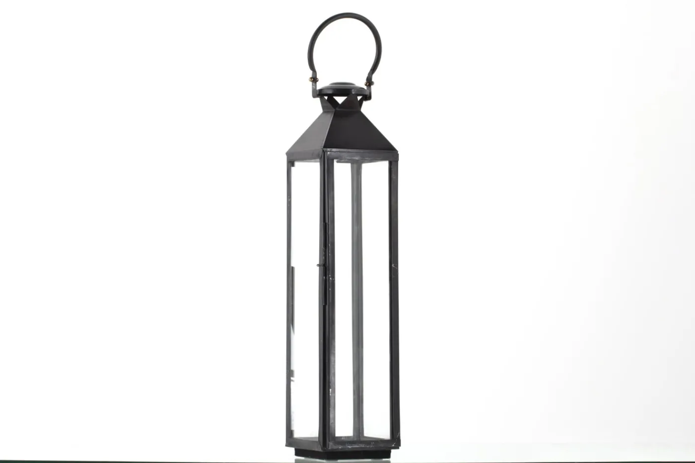 Lanternes|Décoration<Flamant HACIM, lanterne, fer et verre, , L Noir