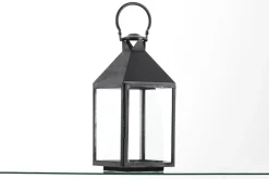 Lanternes|Décoration<Flamant HACIM, lanterne, fer et verre, , M Noir