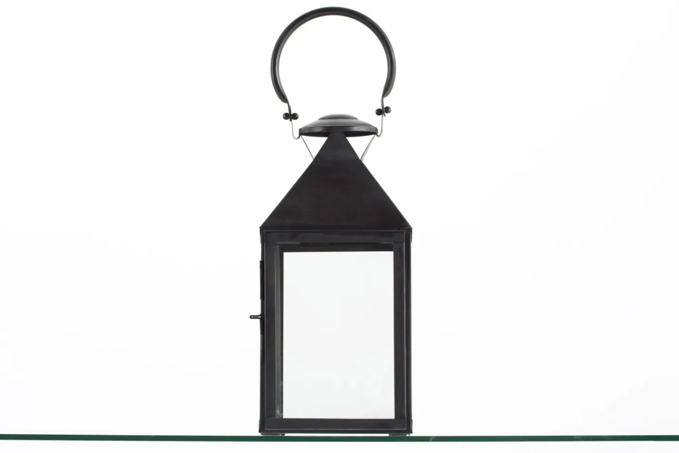 Lanternes|Décoration<Flamant HACIM, lanterne, fer et verre, , S Noir
