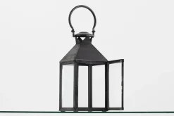 Lanternes|Décoration<Flamant HACIM, lanterne, fer et verre, , S Noir