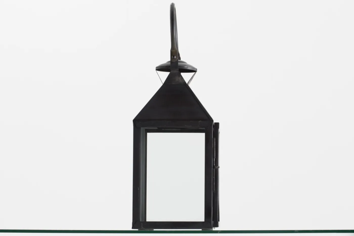 Lanternes|Décoration<Flamant HACIM, lanterne, fer et verre, , S Noir