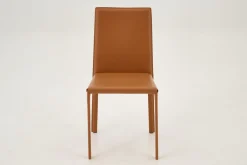 Chaises|Chaises<Flamant HELEN, chaise, cuir recyclé, Orange