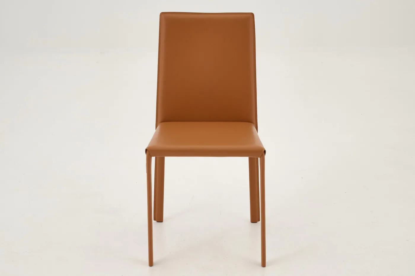 Chaises|Chaises<Flamant HELEN, chaise, cuir recyclé, Orange