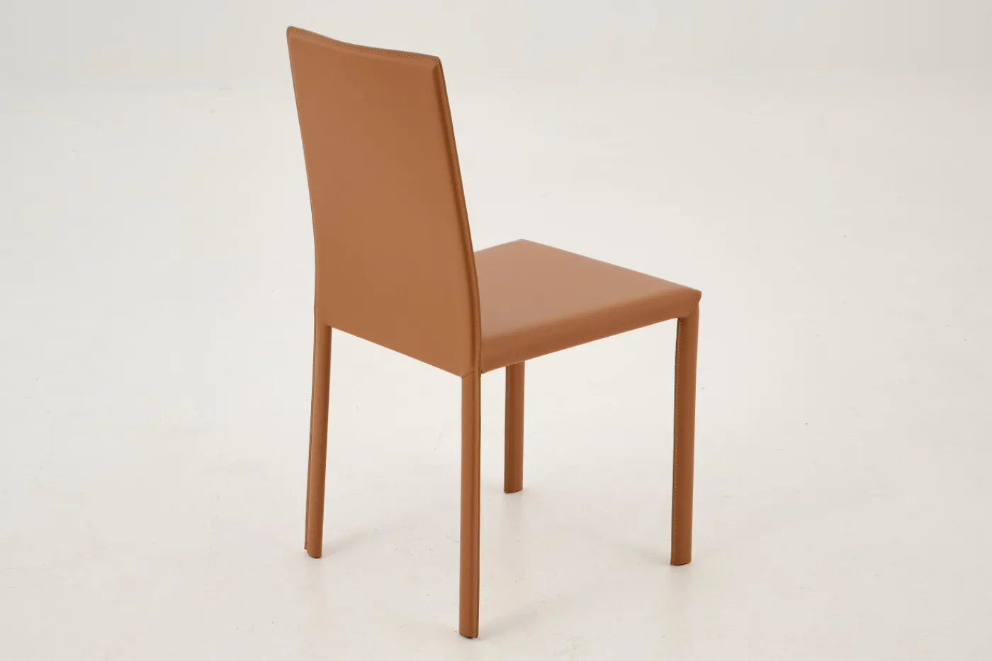 Chaises|Chaises<Flamant HELEN, chaise, cuir recyclé, Orange