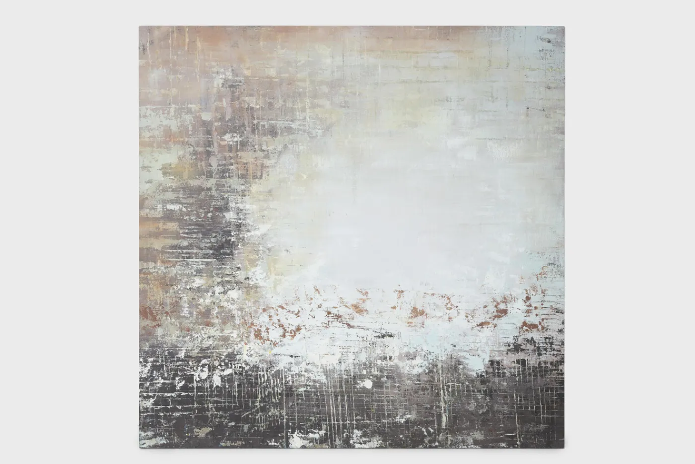 Art|Décoration<Flamant HENRI, peinture à l'huile Mixte