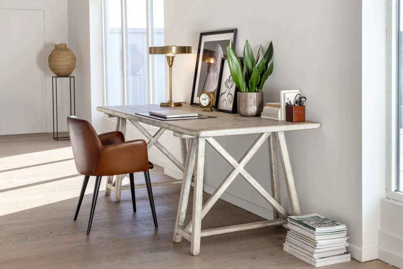 Bureaux|Bureaux<Flamant HEROM, bureau, bois