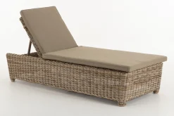 Banquettes|Fauteuils<Flamant HILLS, bain de soleil, avec coussin Brun