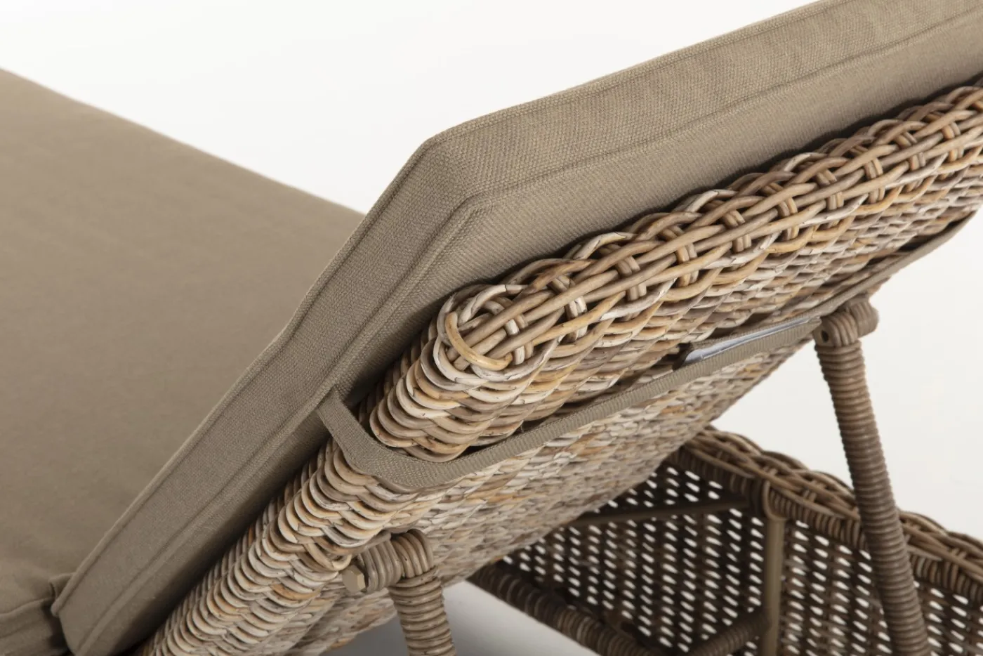 Banquettes|Fauteuils<Flamant HILLS, bain de soleil, avec coussin Brun