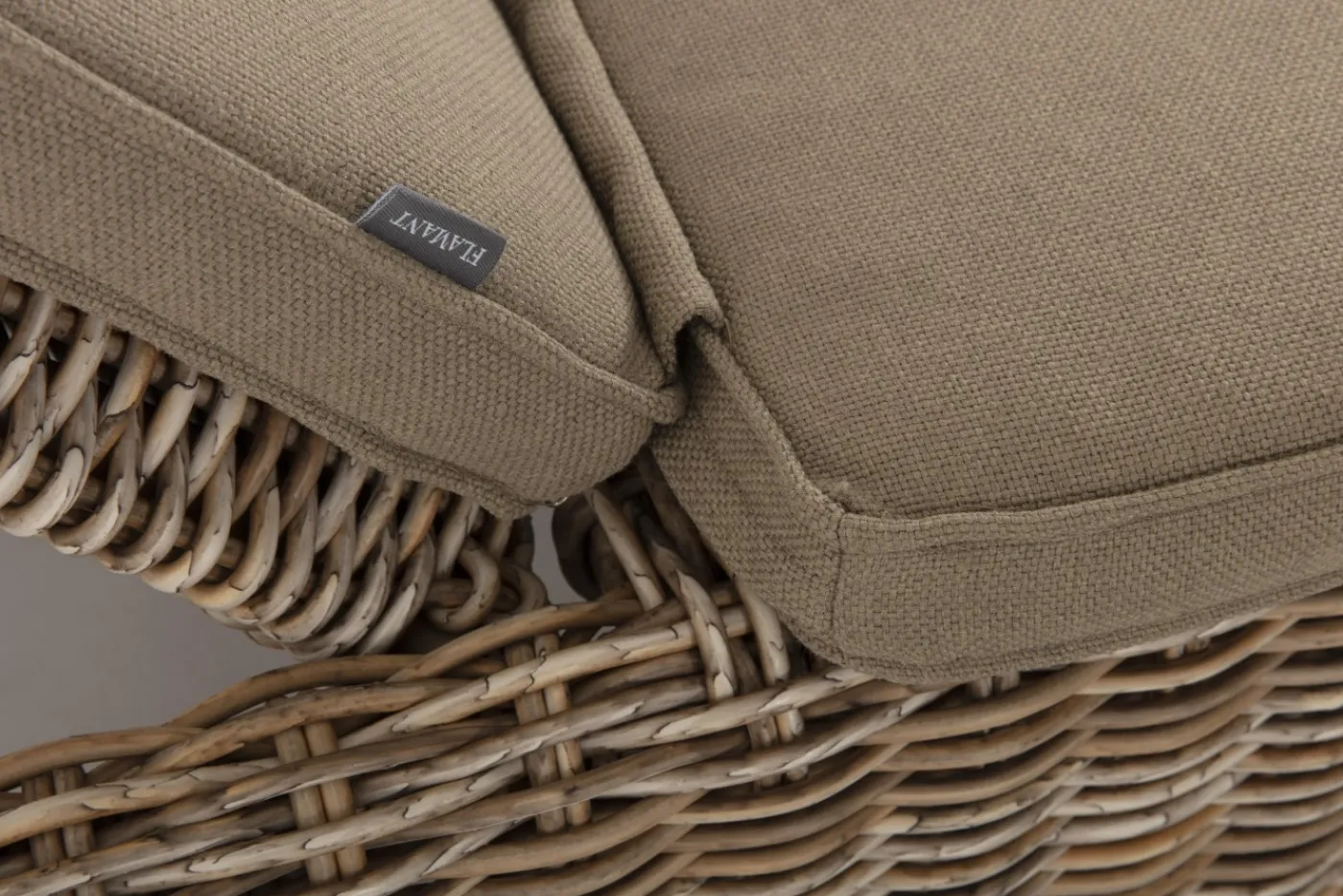 Banquettes|Fauteuils<Flamant HILLS, bain de soleil, avec coussin Brun