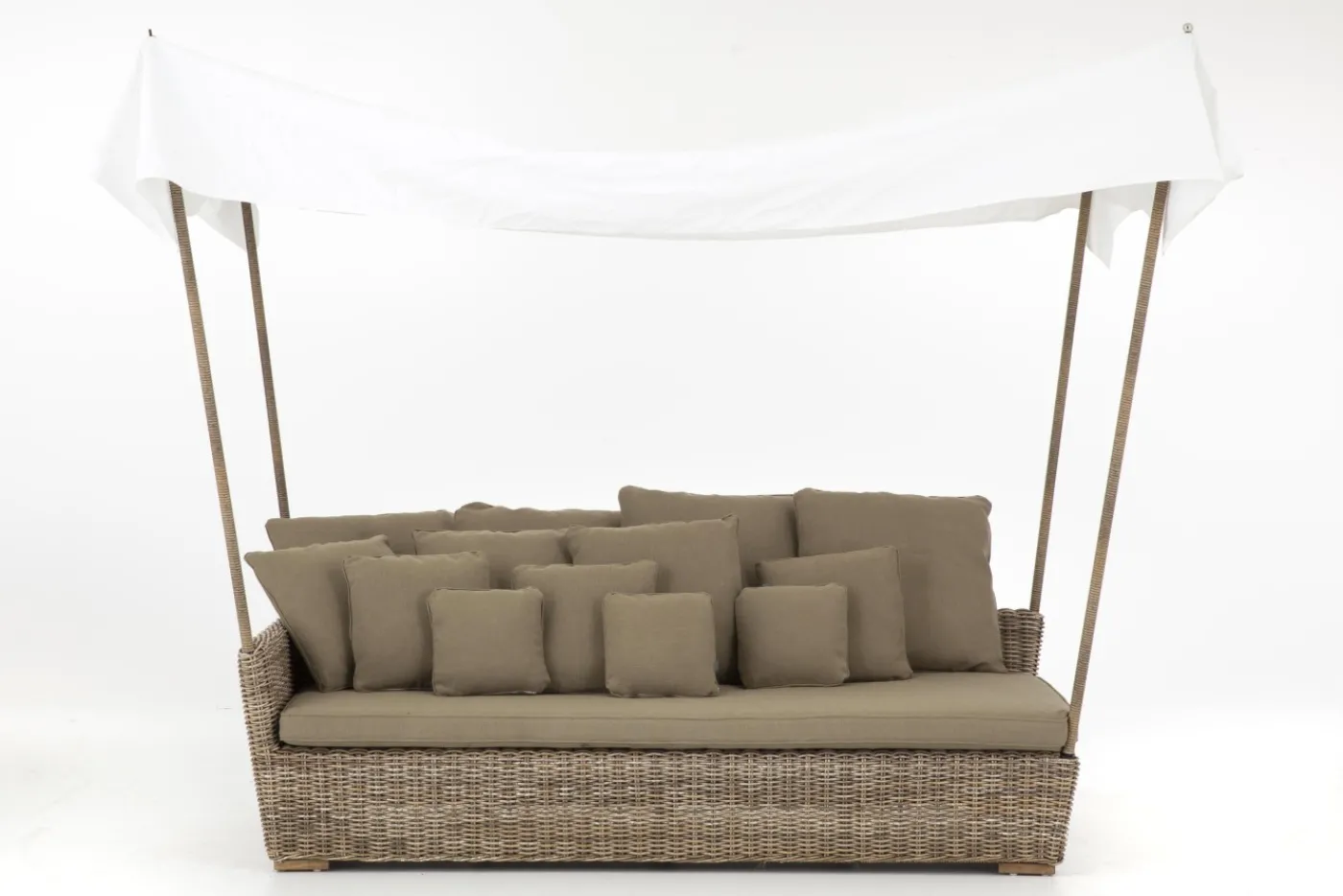 Banquettes|Fauteuils<Flamant HILLS, bain de soleil, avec coussins Brun