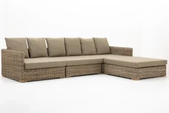 Banquettes|Fauteuils<Flamant HILLS, canapé de jardin, avec coussin + pouf Brun