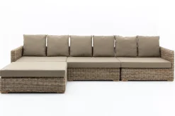 Banquettes|Fauteuils<Flamant HILLS, canapé de jardin, avec coussin + pouf Brun