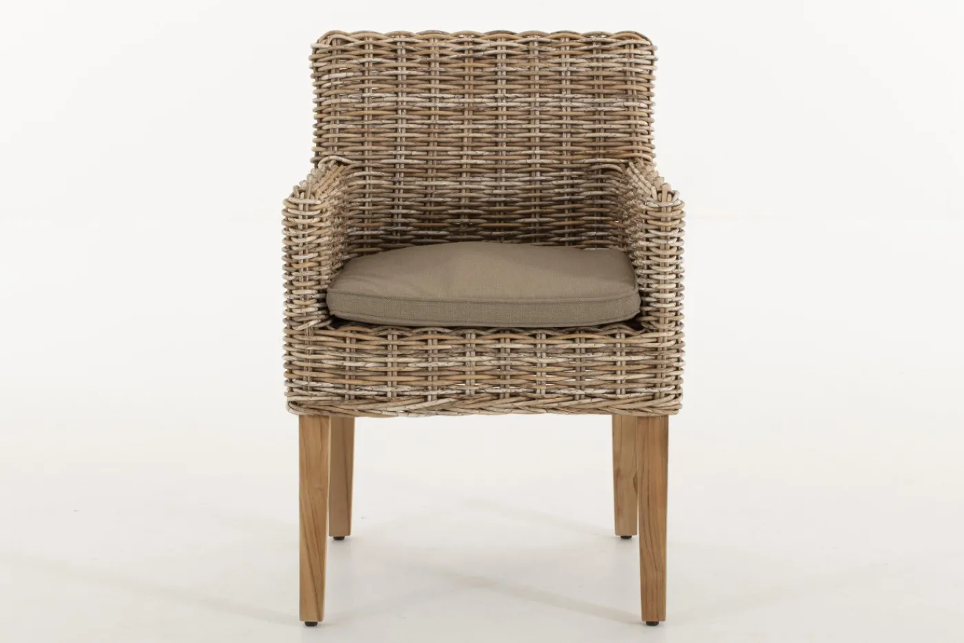 Chaises|Chaises<Flamant HILLS, fauteuil de jardin, avec coussin Brun