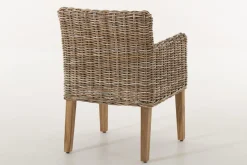 Chaises|Chaises<Flamant HILLS, fauteuil de jardin, avec coussin Brun