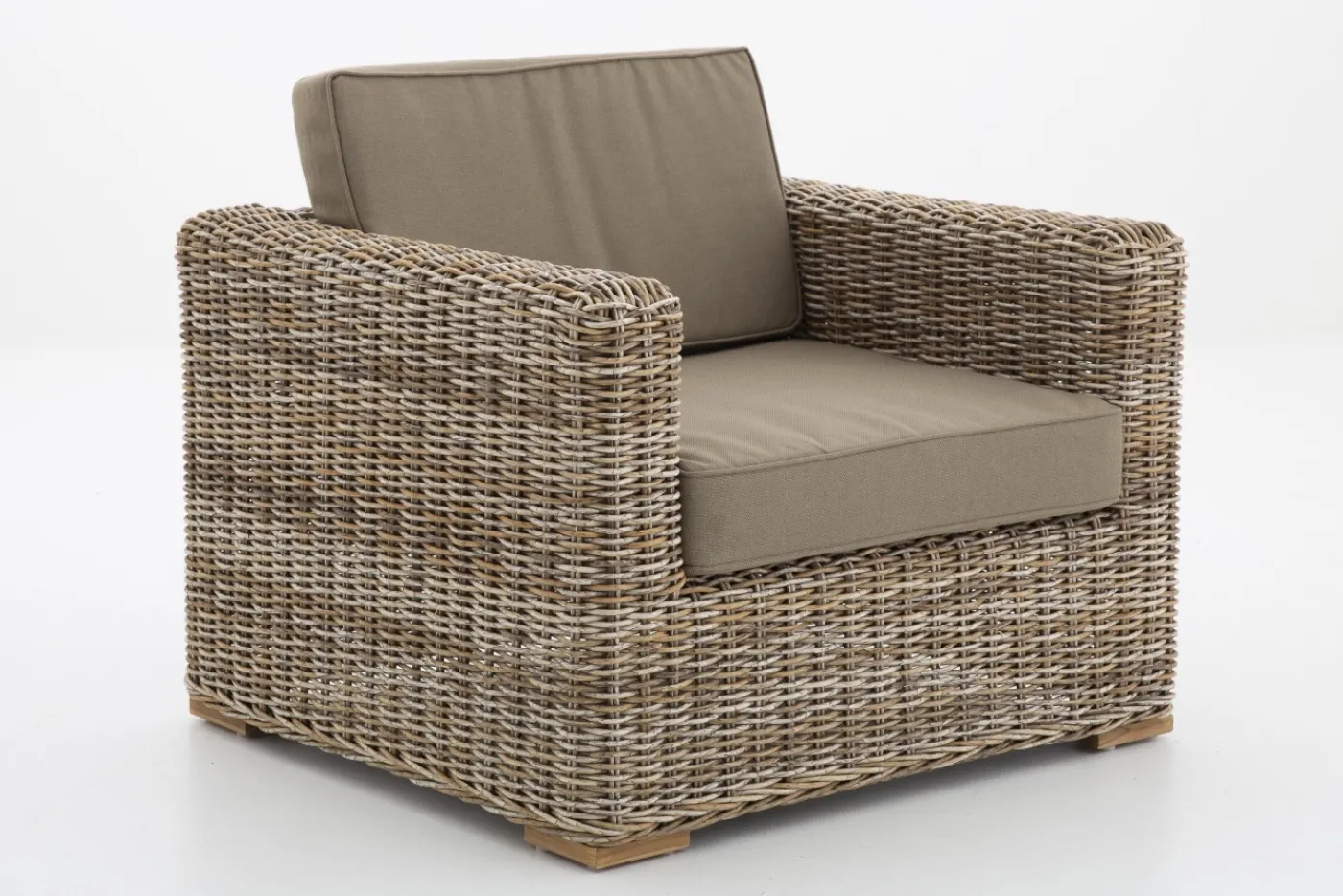 Banquettes|Fauteuils<Flamant HILLS, fauteuil de jardin, avec coussin Brun