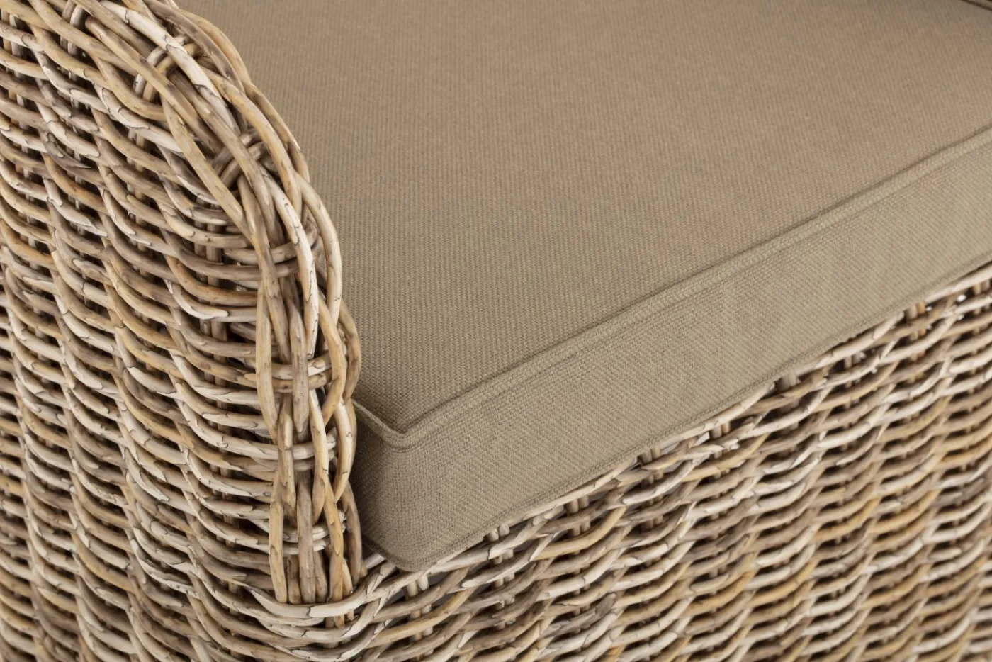 Banquettes|Fauteuils<Flamant HILLS, fauteuil de jardin, avec coussin Brun