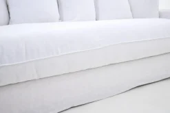 Canapés|Sièges<Flamant HIRA, canapé, , lin, 1 coussin de siège Blanc