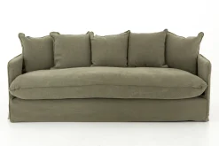 Canapés|Sièges<Flamant HIRA, canapé, , lin, 1 coussin de siège Vert