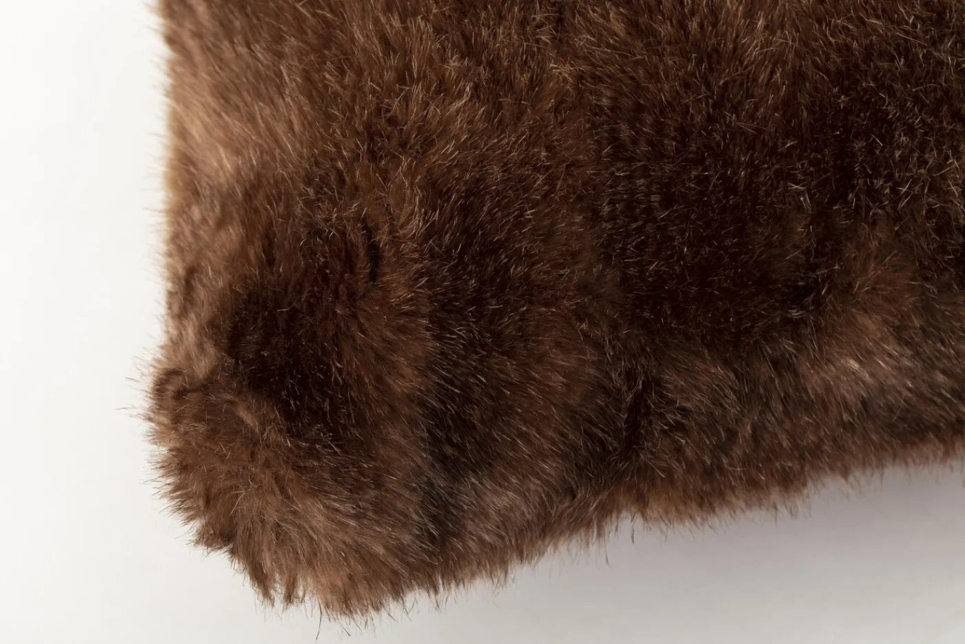 Coussins Décoratifs|Coussins Décoratifs<Flamant HIROM, coussin, fausse fourrure Brun