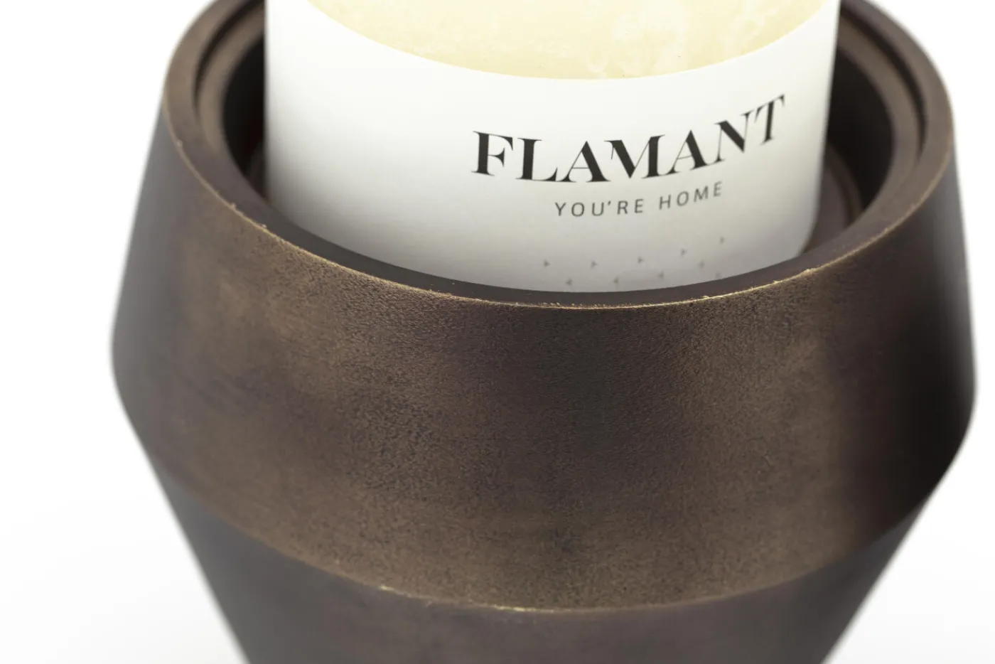Chandeliers|Chandeliers<Flamant HIZUMA, bougeoir, métal, S Noir