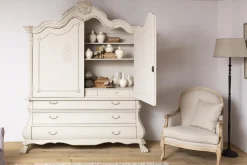 Placards|Armoires<Flamant HOLLANDE, armoire, blanc antique