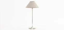 Lampes|Lampes De Table Et De Bureau<Flamant HORTON, lampe de table, laiton, nickel Argent