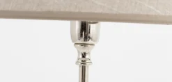 Lampes|Lampes De Table Et De Bureau<Flamant HORTON, lampe de table, laiton, nickel Argent