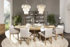 Suspensions Et Lustres|Luminaire<Flamant HOWARD, lustre, gouttes de verre en forme de feuille Transparent